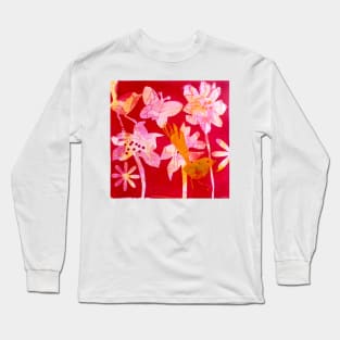 Butterflies and Birds Long Sleeve T-Shirt